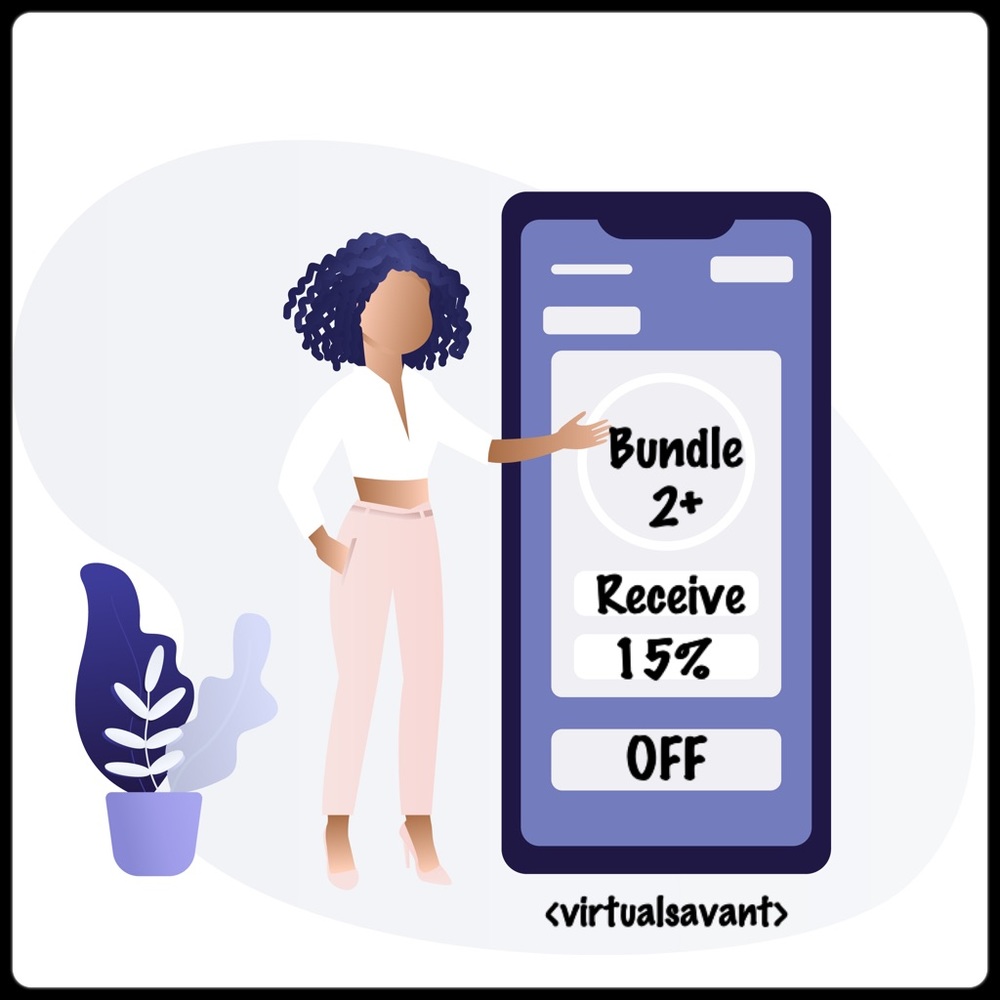 Bundle 2+ Items and Receive 15% OFF